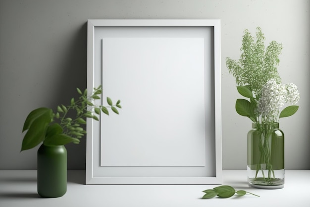 A blank frame for your artwork 60x80 cm