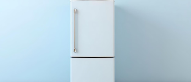 사진 텍스트에 대한 복사 공간을 가진 빈 냉장고 배경 모형 부에 대한 냉장기 템플릿