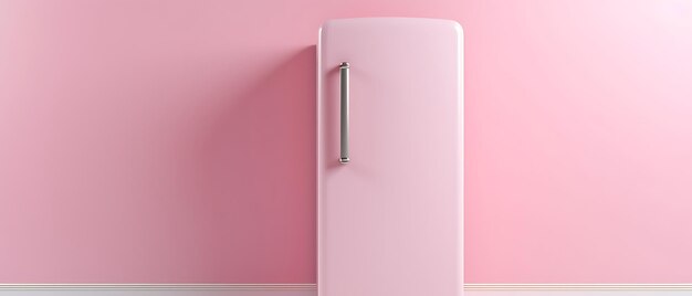 Blank Fridge mock up background with copy space for text Refrigerator template for kitchen