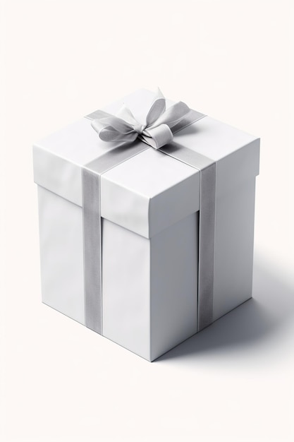Blank gift box mock up style AI Generated
