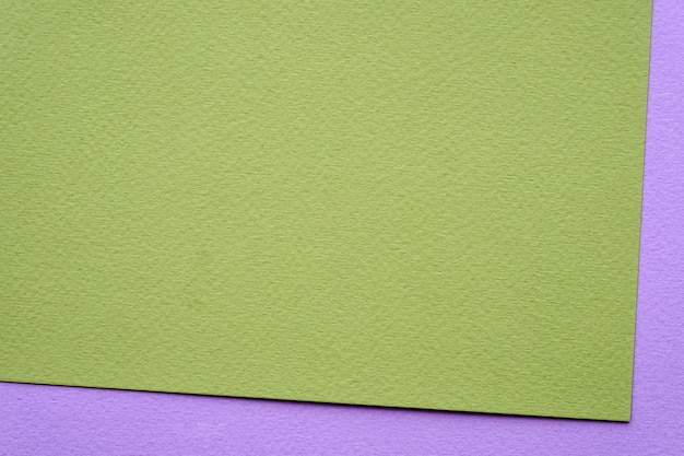 Photo blank green and purple paper texture background