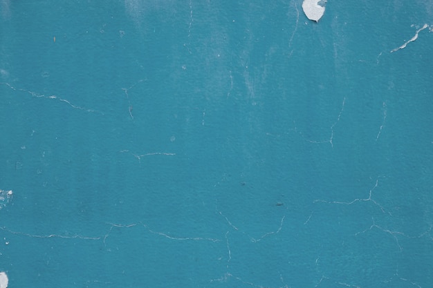 Blank grunge concrete wall blue color for texture background 