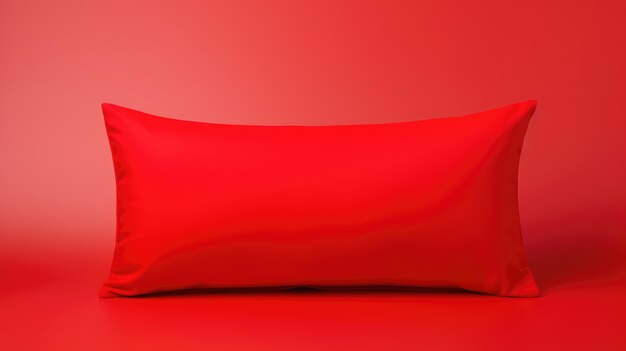 Photo a blank guochao wenchuang pillow designed by chinese senior packaging designer chinese red bright