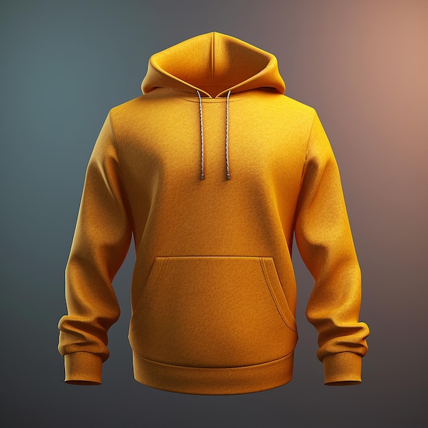 Blank hoodie blank hoodie image for mockup yellow hoodie with the word on it on the front