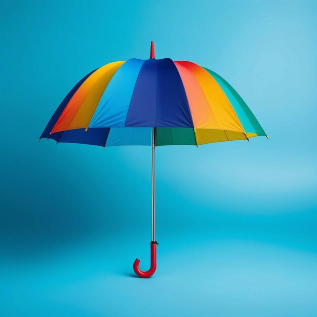 Blank image of colour one umbrella