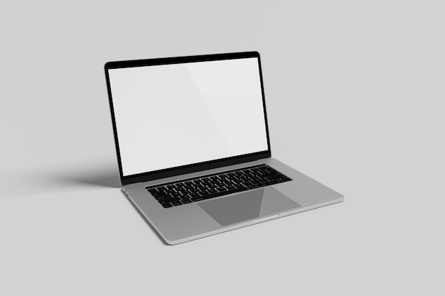 Foto immagine vuota laptop mockup