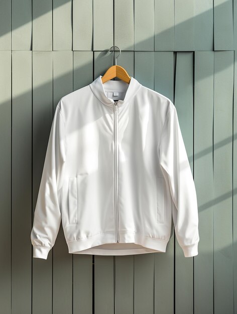 モックアップ デザインの空白のジャケット写真