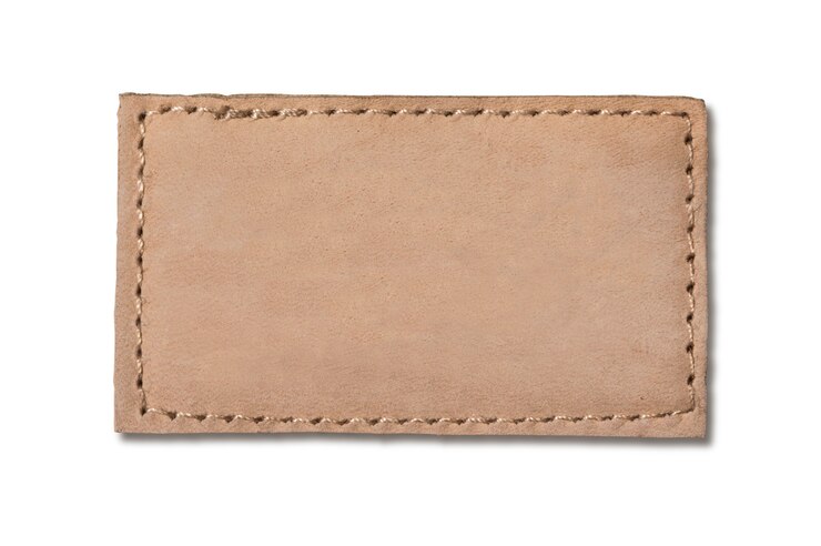 Blank jeans label