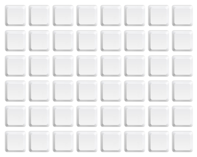 Premium Photo | Blank keyboard buttons