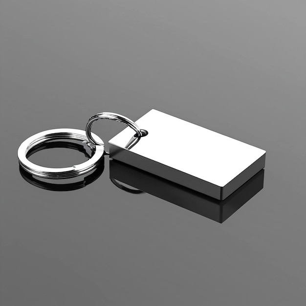 Blank Keychain For Mockup