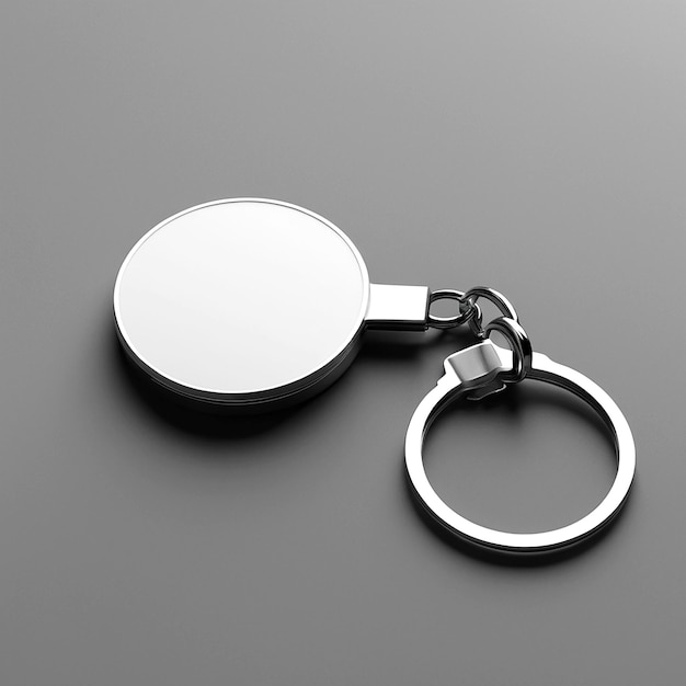 Blank Keychain For Mockup