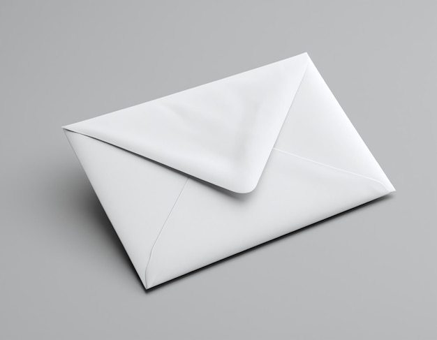 Blank letter envelope template