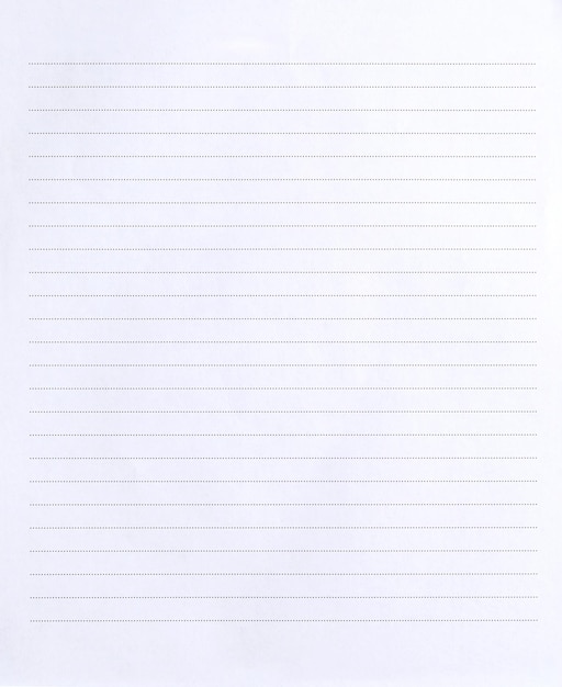 blank lined paper background empty white paper