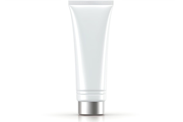 Blank medical cream tube mock up style AI Generated