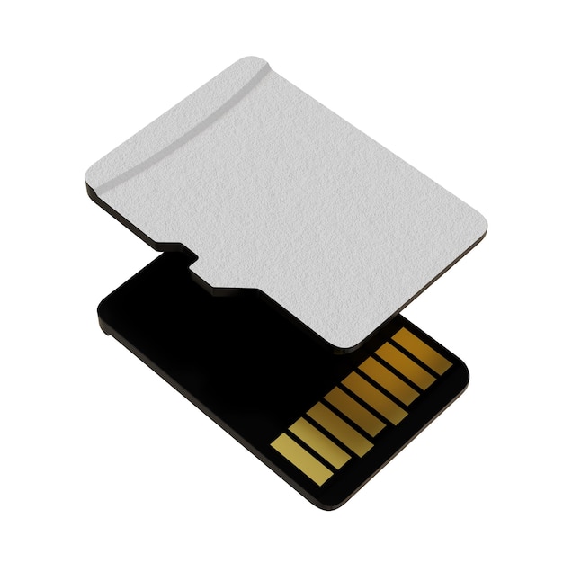 空のメモリカード マイクロSDフラッシュストレージディスク