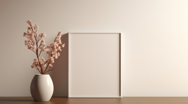 blank minimal picture frame