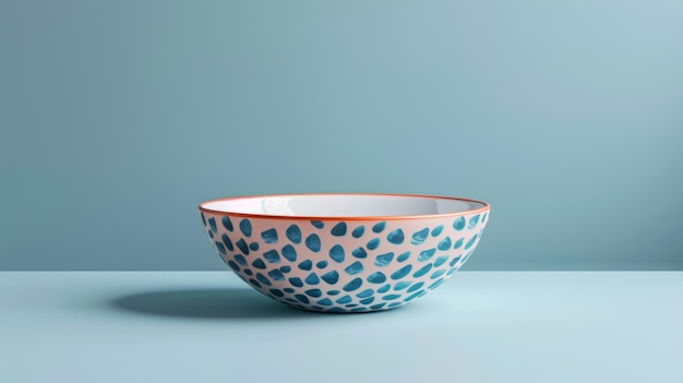 Blank mock-up van een gemodelleerde melamine snack bowl