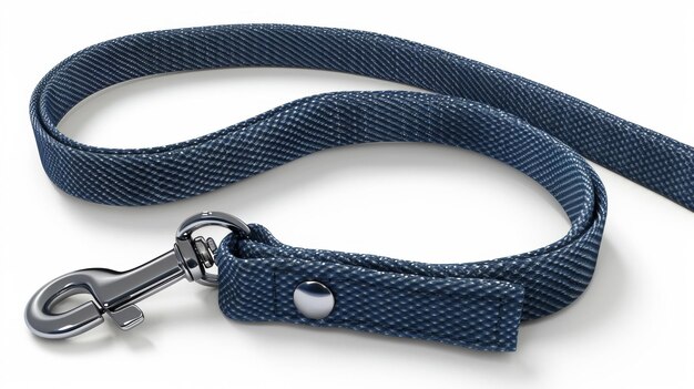 Photo blank mockup of a durable and weatherresistant pet leash with a comfortable handle and a strong