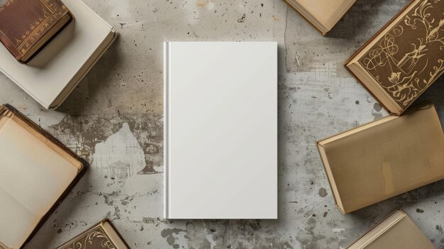 Blank mockup van een geavanceerde e-book cover voor een literaire fictie roman