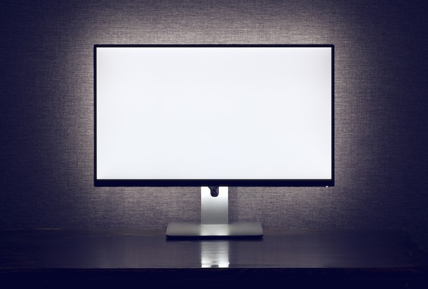 Blank monitor with backlight