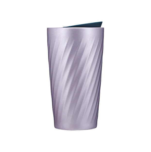 Foto tazza vuota per mockup su sfondo bianco isolato