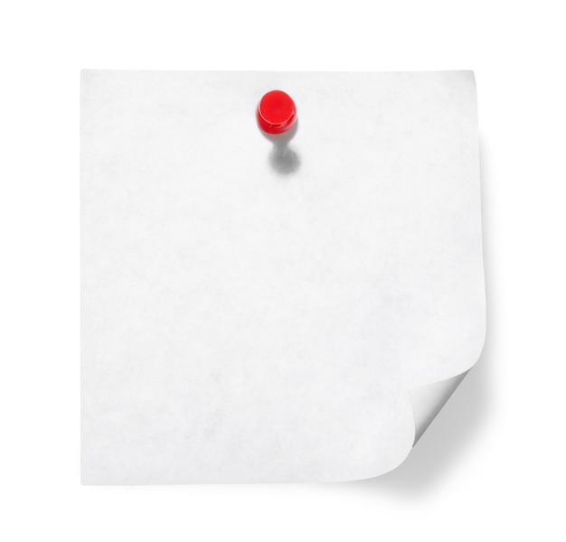 Blank Note Paper with Pin