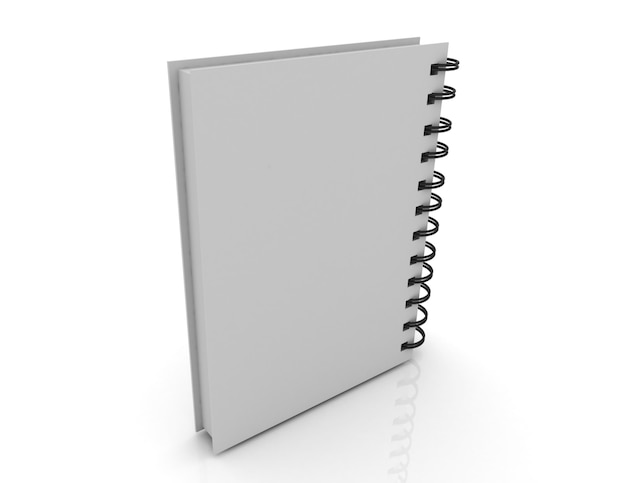 Photo blank notebook cover concept