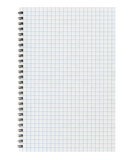 Photo blank notebook page