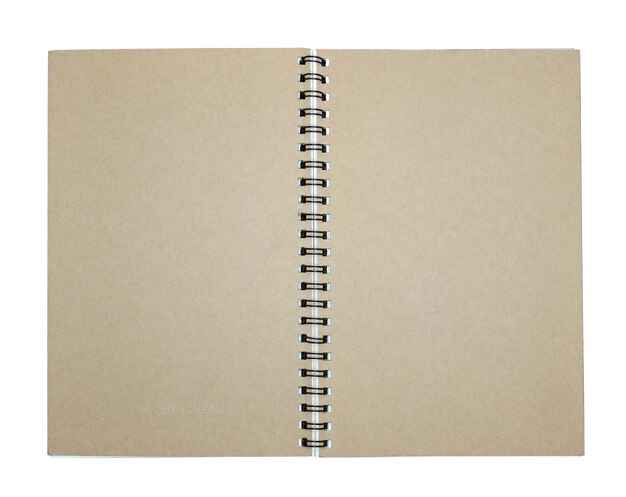 Blank notebook paper with ring spine isolated on white background Stock  Photo by studio2013