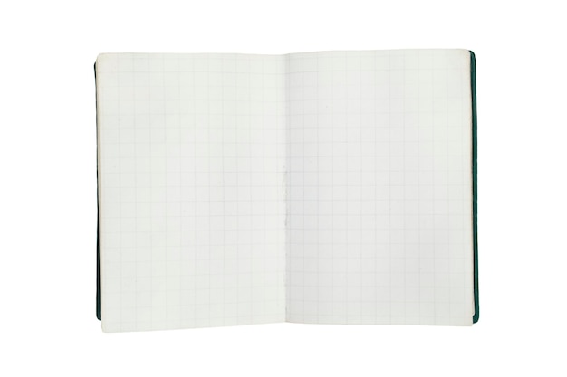 Blank notepad isolated