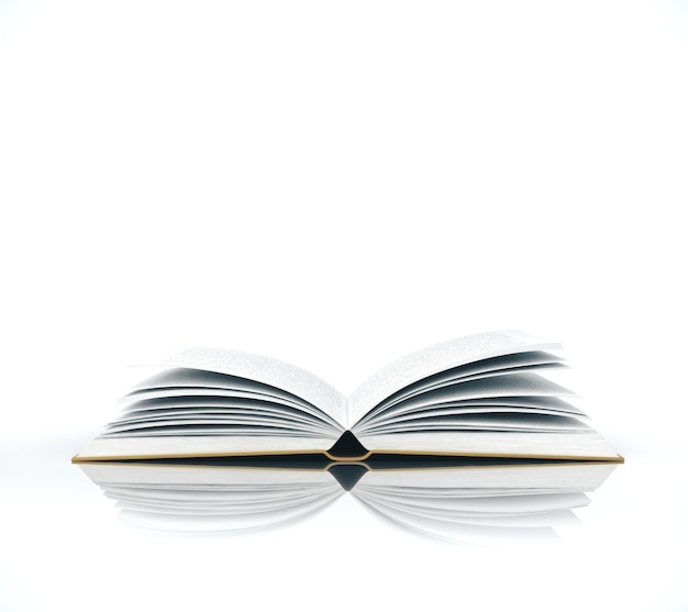 blank notepad on white desktop