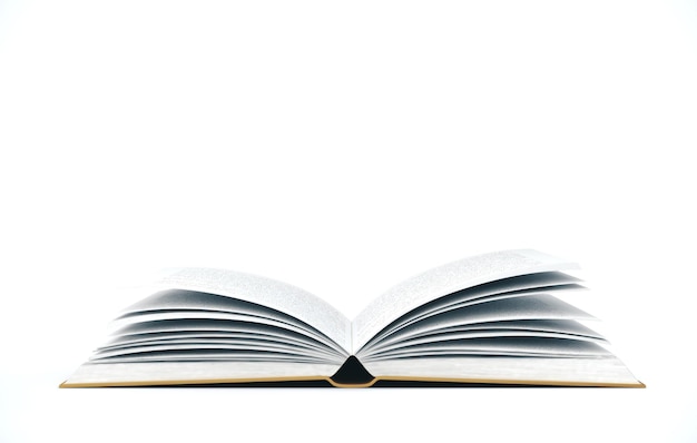 Blank notepad on white desktop
