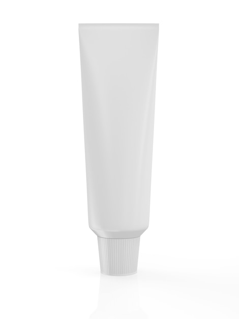 Blank Package Tube on white