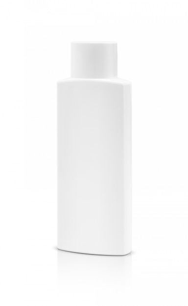 Blank packaging cosmetic bottle isolated