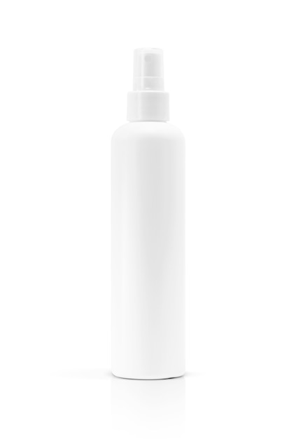 Blank packaging cosmetic spray bottle isolated