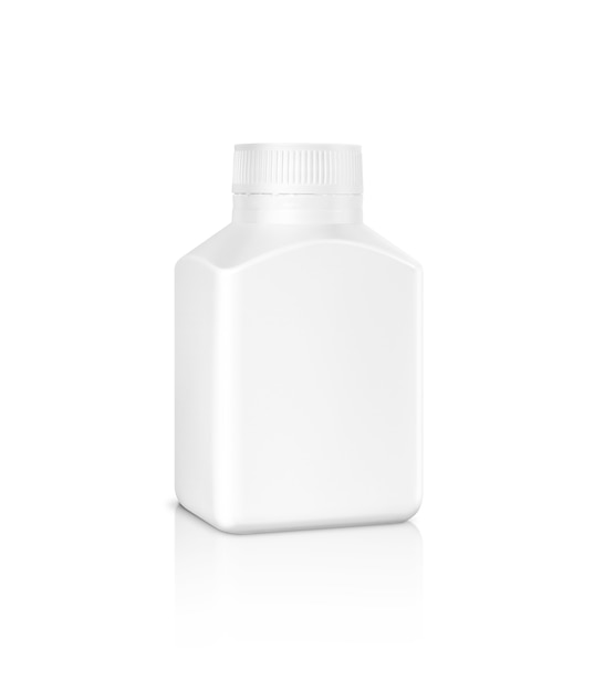 Blank packaging supplement product bottle isolated