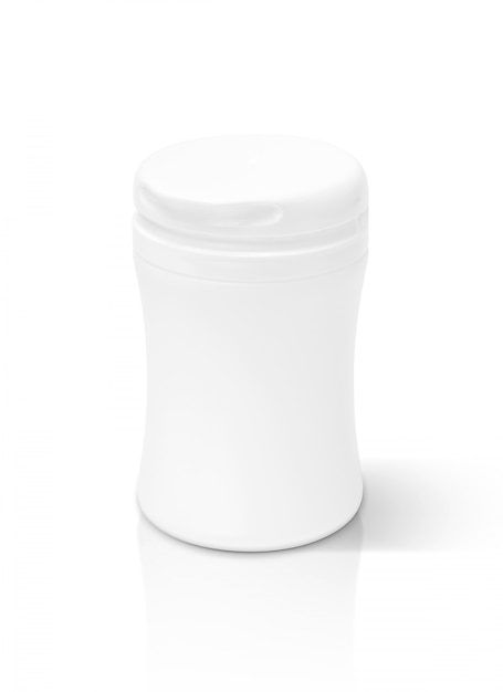 Blank packaging supplement product bottle isolated