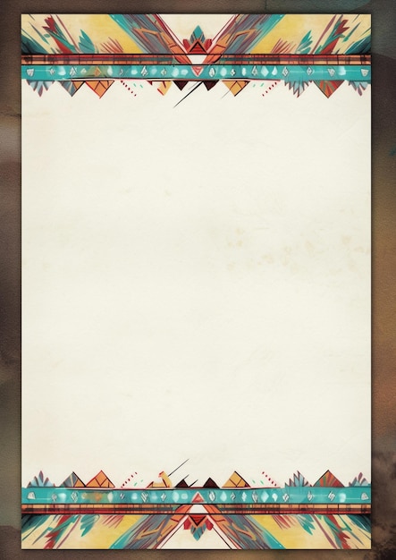 A blank page with a border that says " taco " on it.