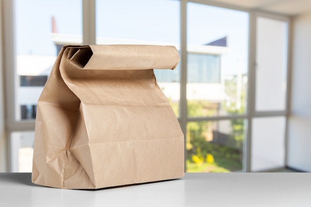 Blank paper bag