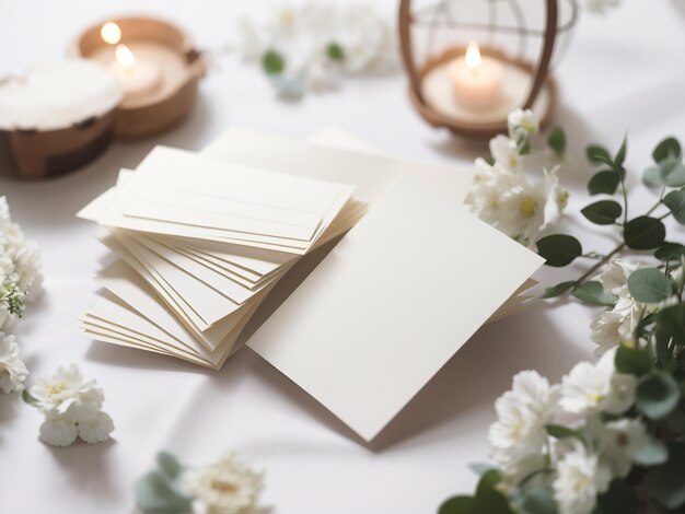 Photo blank paper elegance sheet with empty space for free copy space at 1