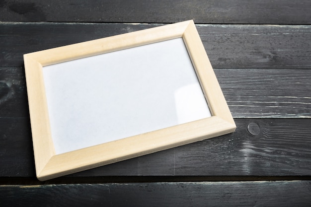 Blank paper frame