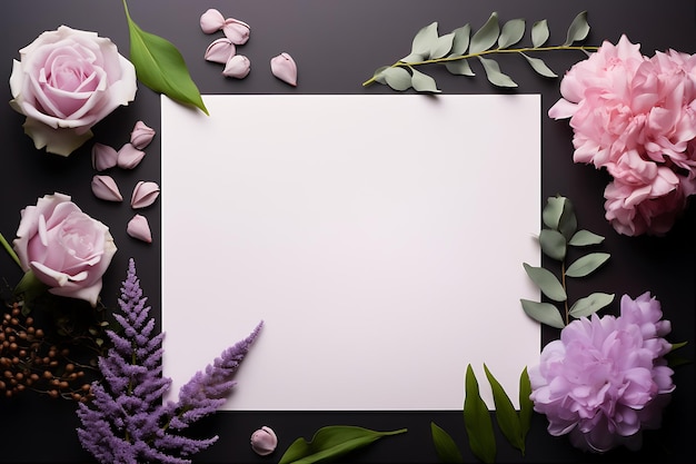 Blank Paper of White with Pink Cover