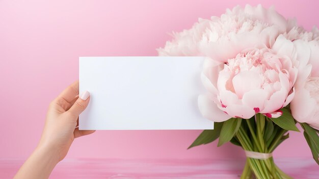 Blank paper with flowers background design