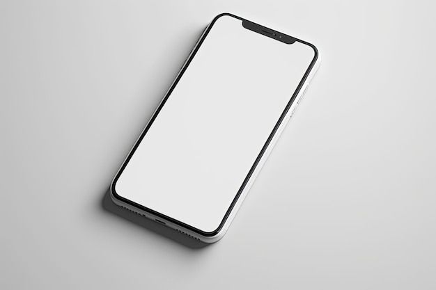 Blank Phone Mockup Template Design Generated AI