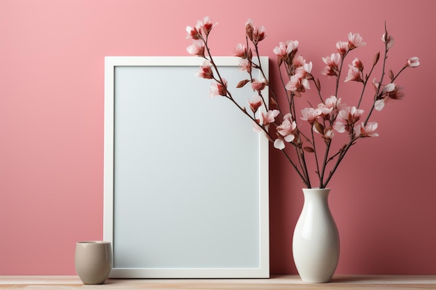 Blank photo frame 3d Mockup