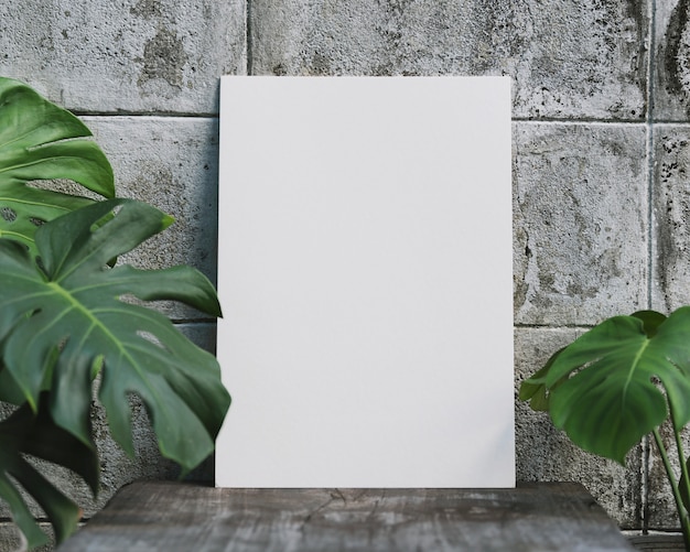 Photo blank photo frame for design