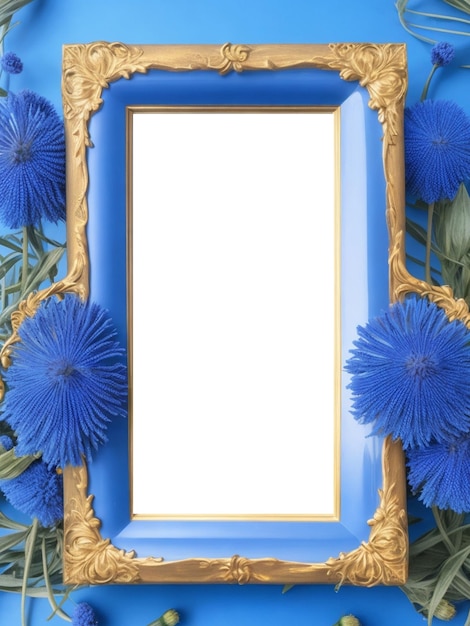 blank photo frame