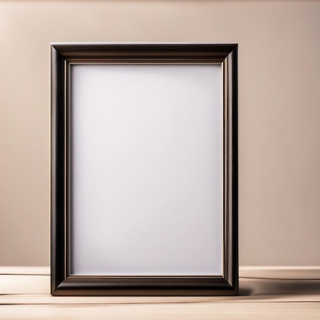 A blank photo frame