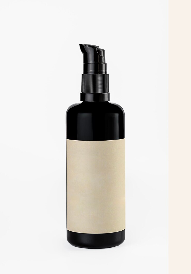 Photo blank photography of body oil