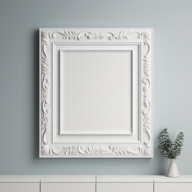 blank picture frame